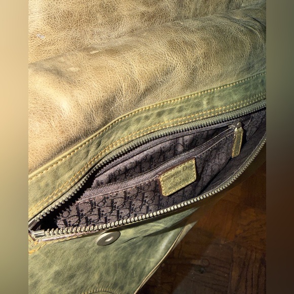 DIOR GAUCHO SADDLE  LARGE HANDBAG Limited edition color - Picture 7 of 15